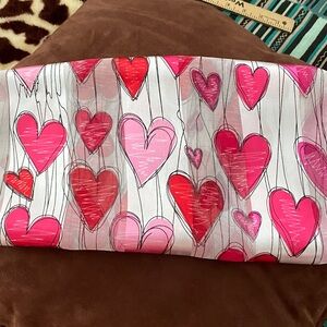 Valentine Heart Patterned Scarf